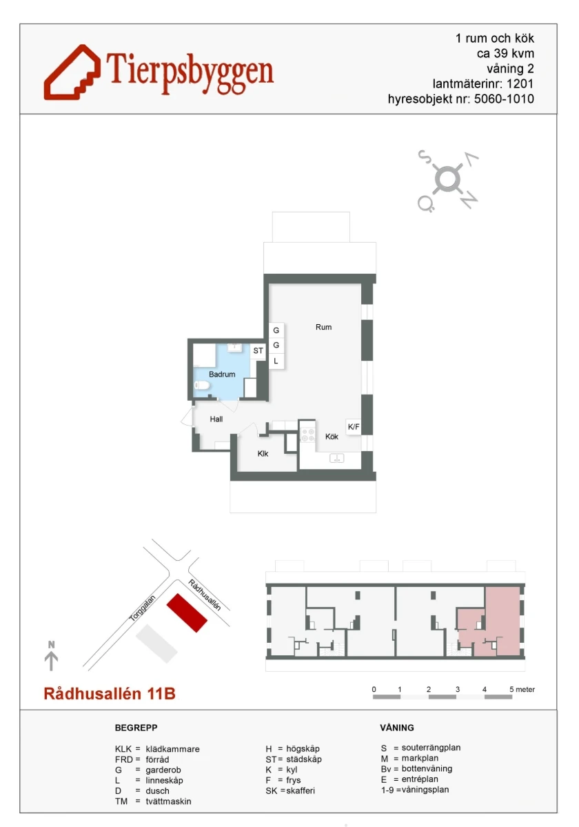 Planritning, Rådhusallén 11B