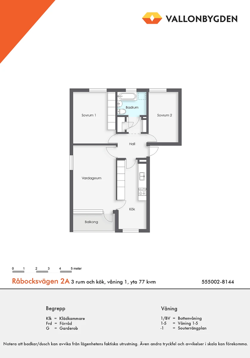Planritning, Råbocksvägen 2A