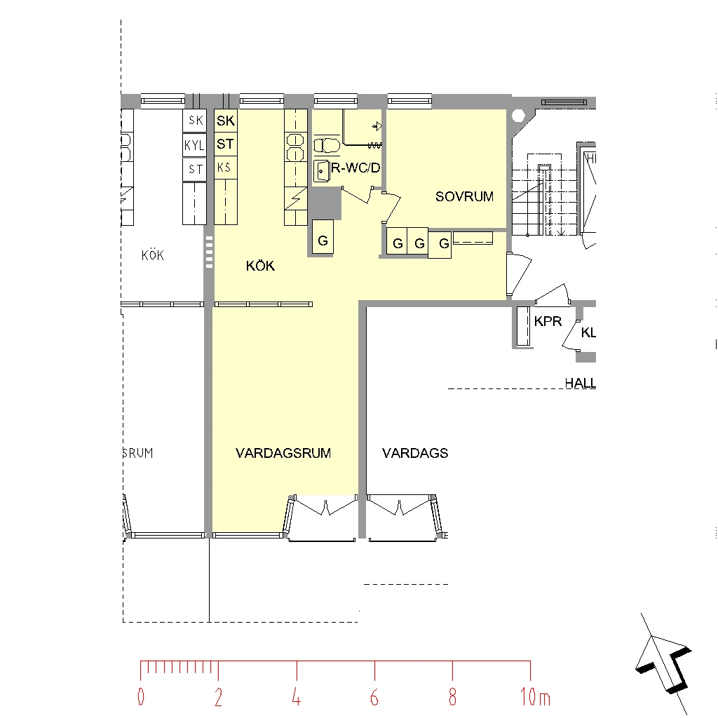 Planritning, Sjöbo Torggata 11