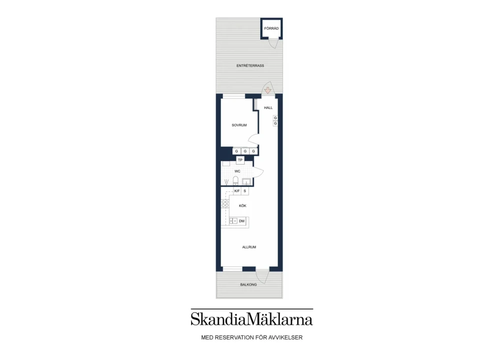 Planritning, Dammgatan 56M