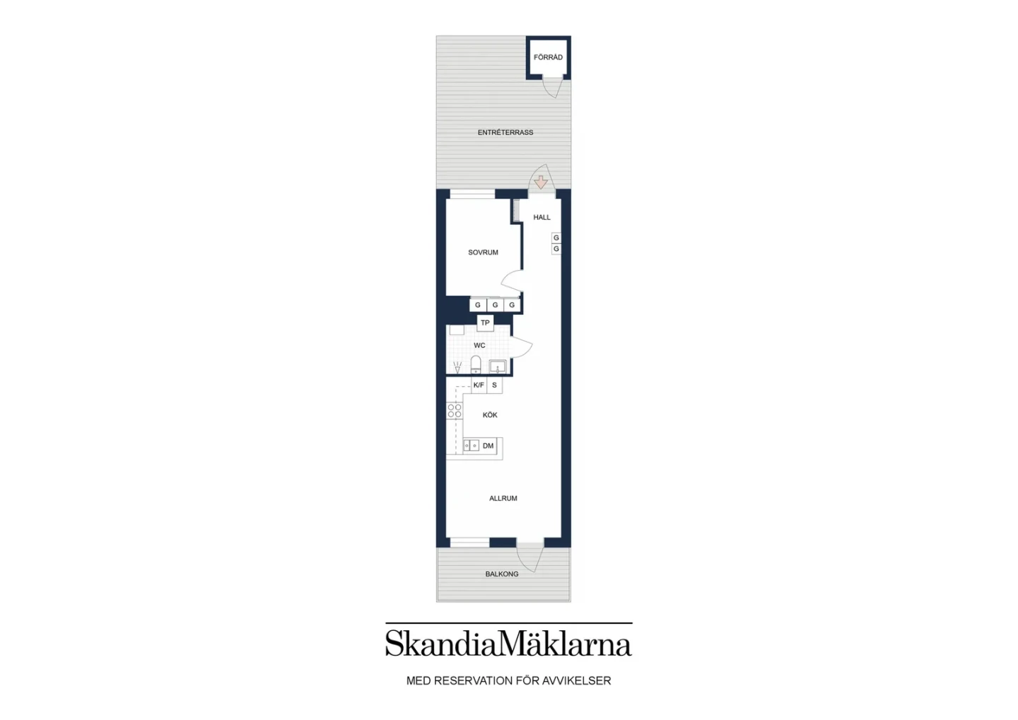 Planritning, Dammgatan 56M