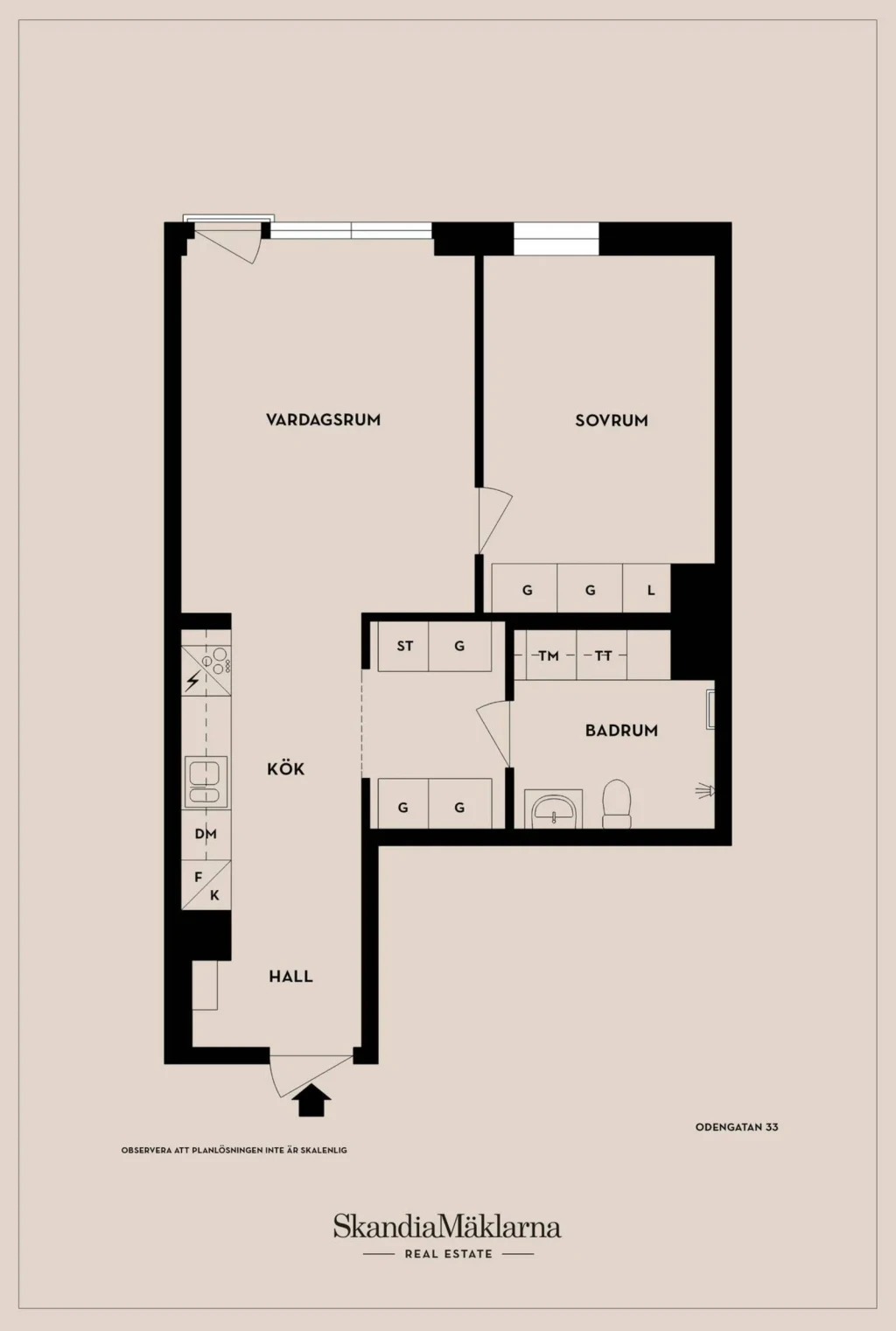 Planritning, Odengatan 33