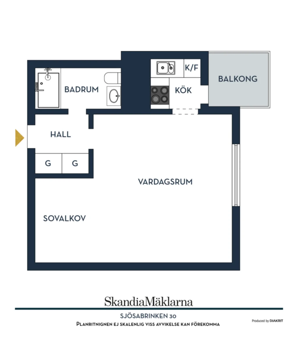 Planritning, Sjösabrinken 30