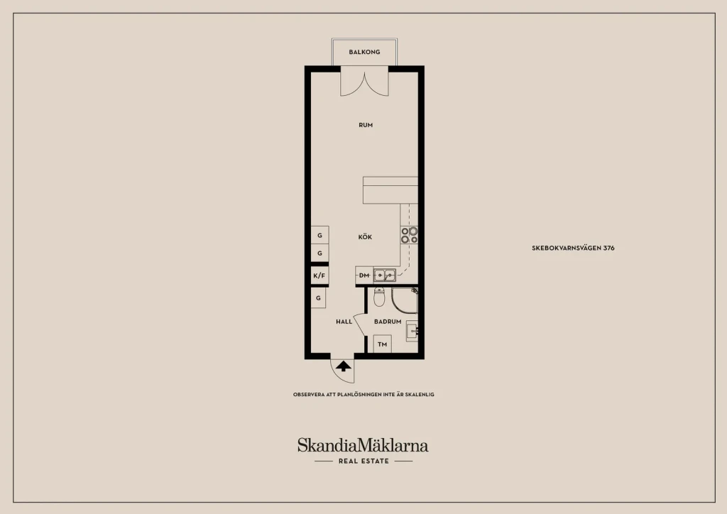 Planritning, Skebokvarnsvägen 376
