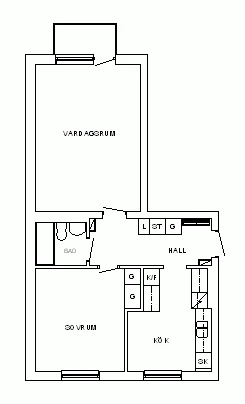 Planritning, Åsbäcksgatan 28 A
