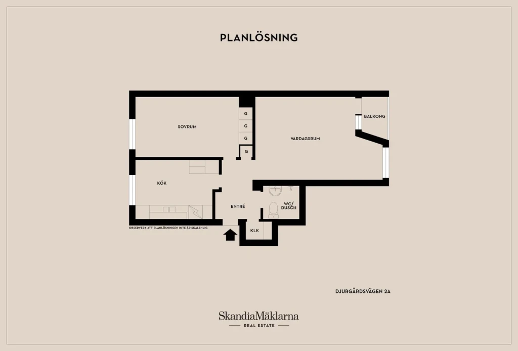 Planritning, Djurgårdsvägen 2A