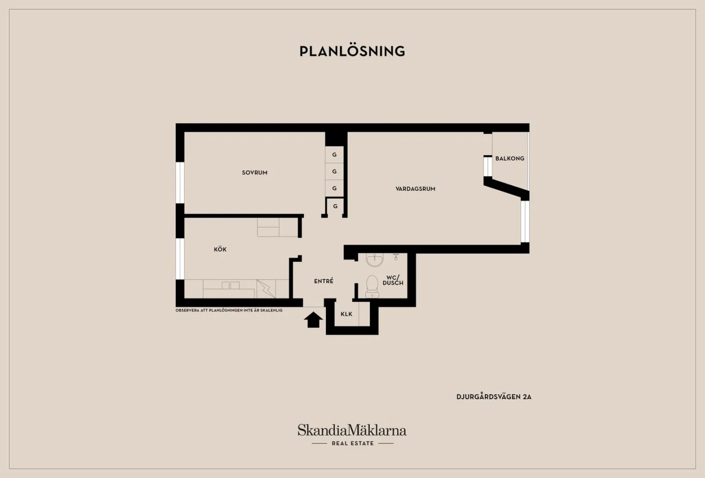 Planritning, Djurgårdsvägen 2A