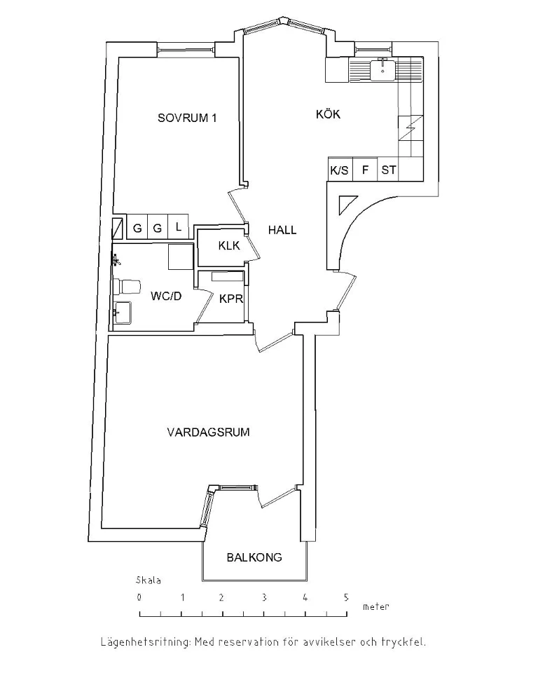 Planritning, Mariebergsvägen 18