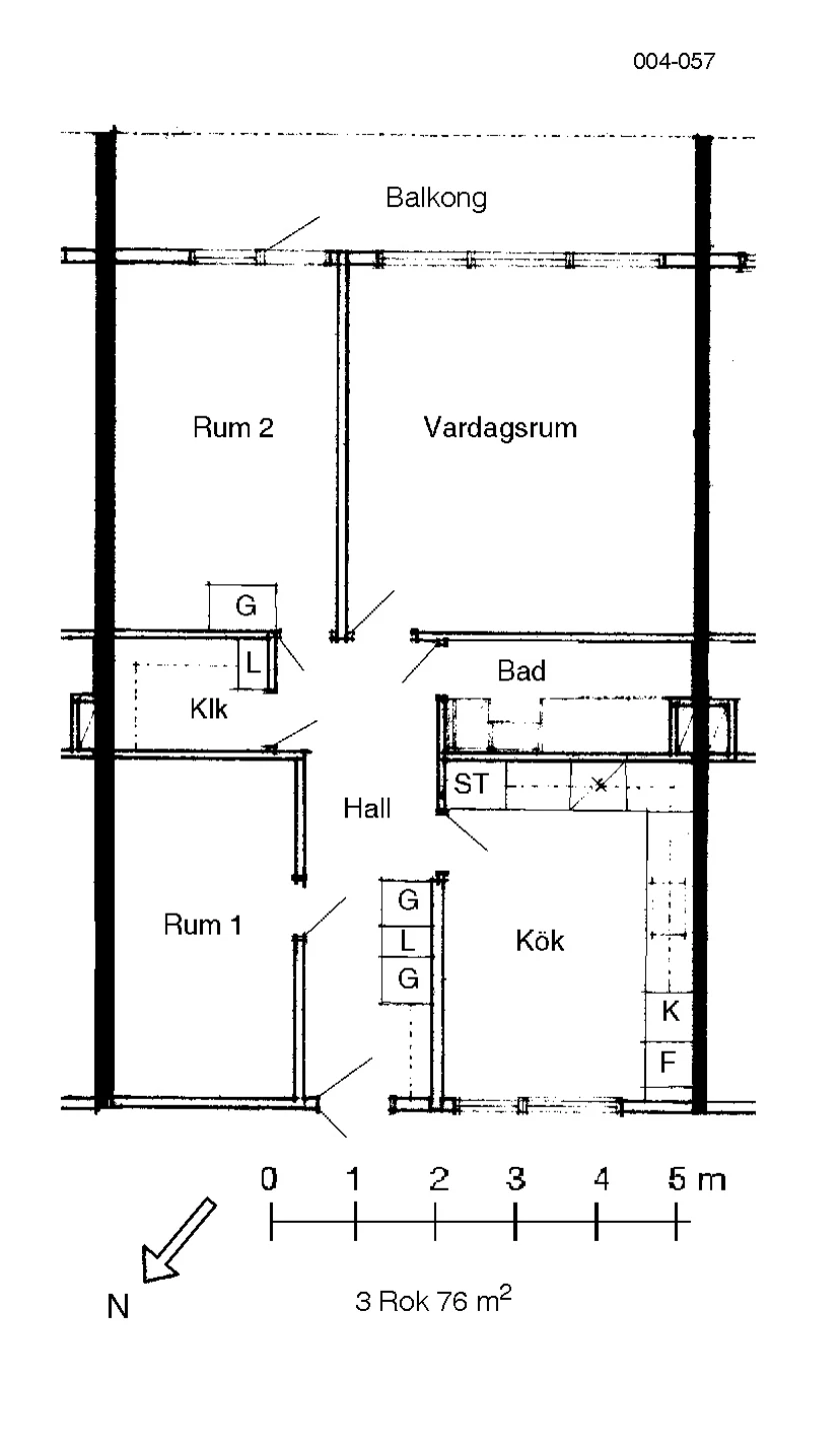 Planritning, Kullgatan 51