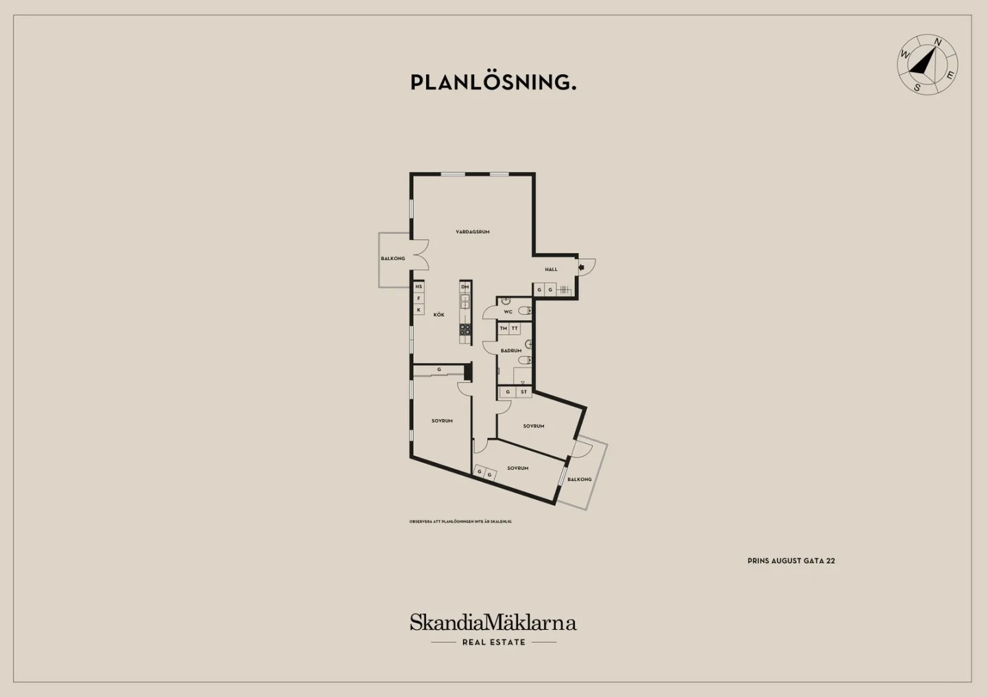 Planritning, Prins Augusts gata 22