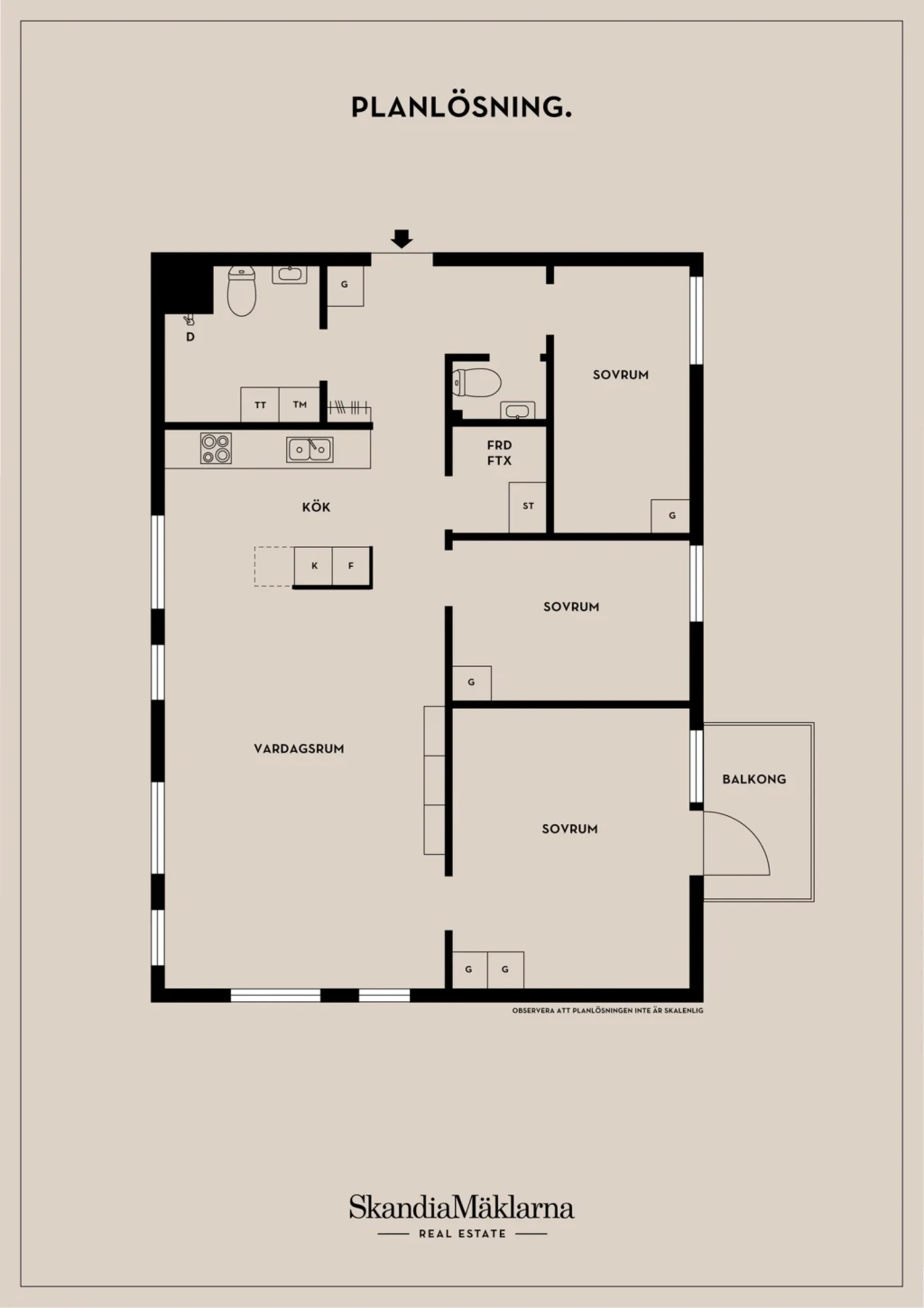 Planritning, Hornsbergs Strand 27A