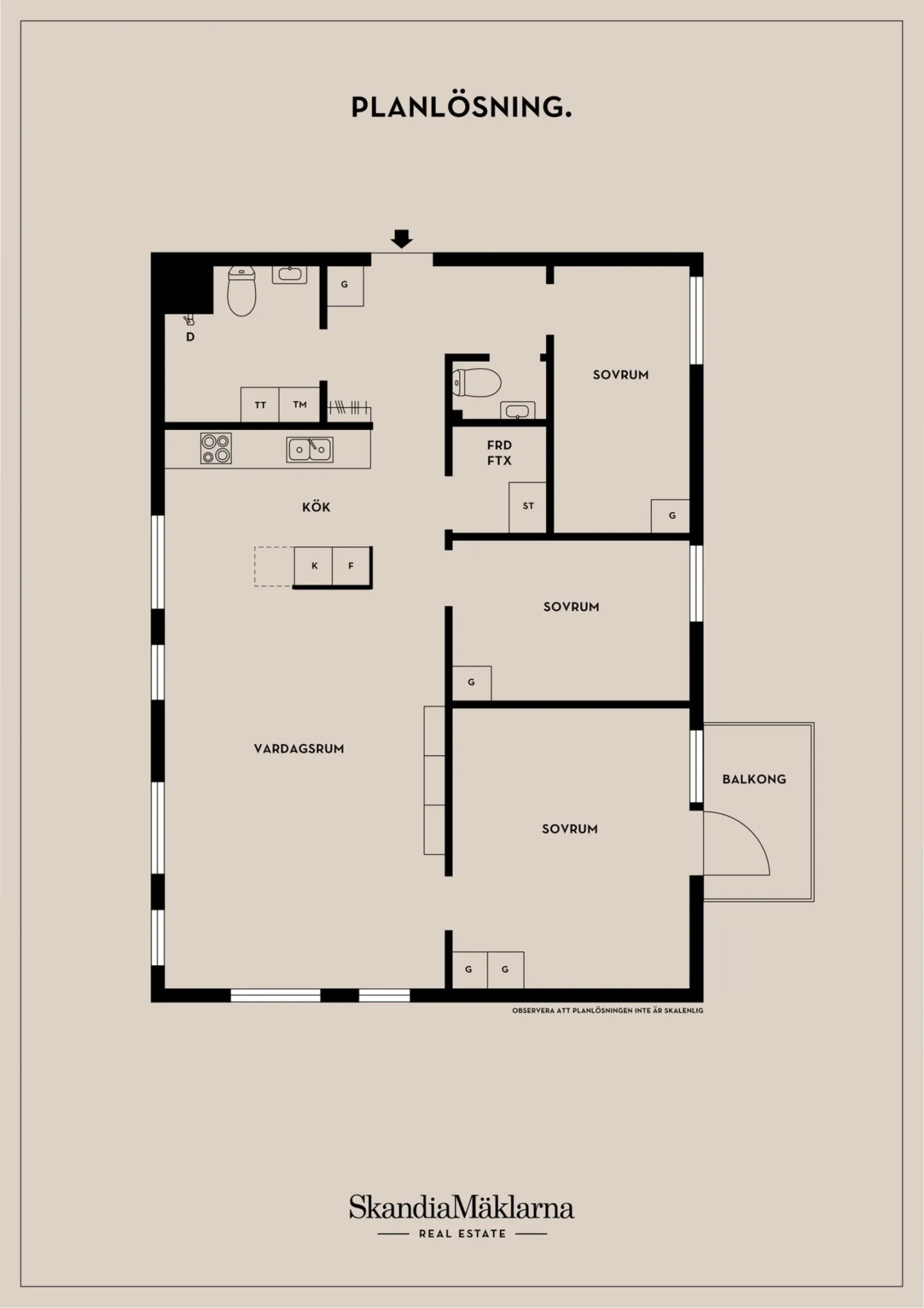 Planritning, Hornsbergs Strand 27A