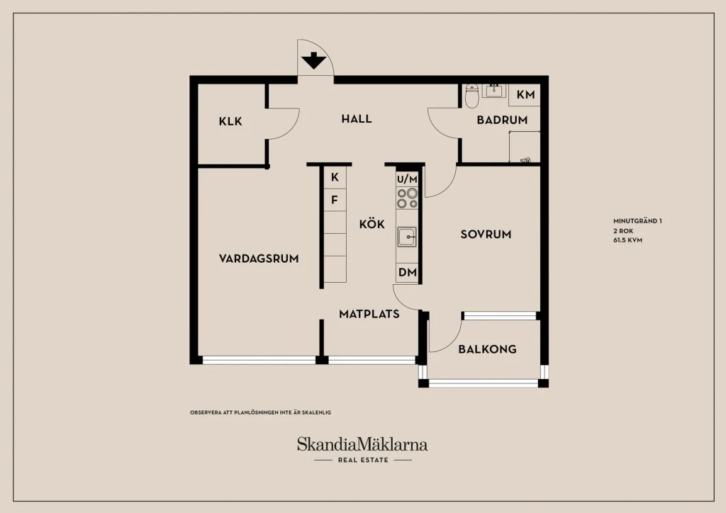 Planritning, Minutgränd 1