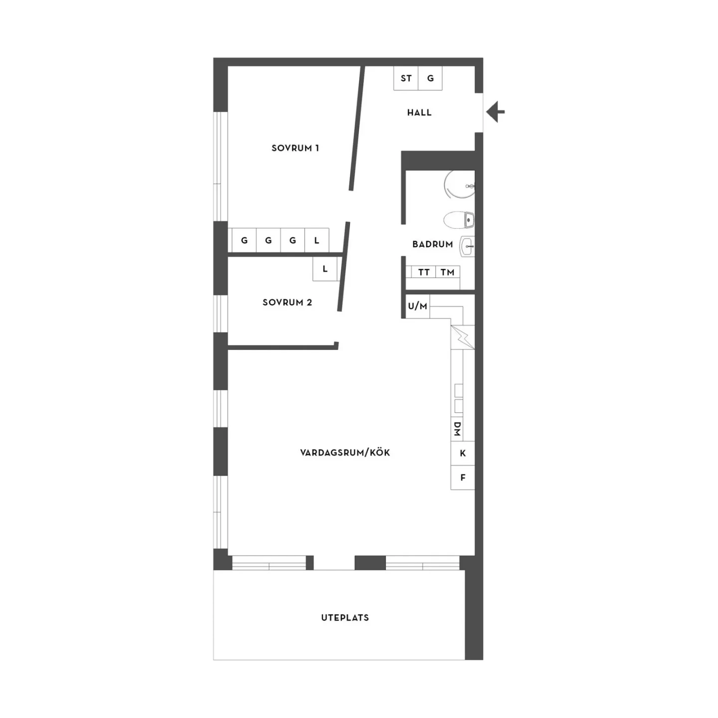 Planritning, Stabsvägen 12