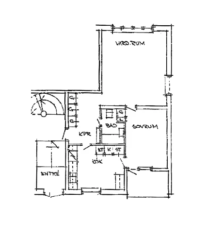 Planritning, Segerstadsvägen 7 A