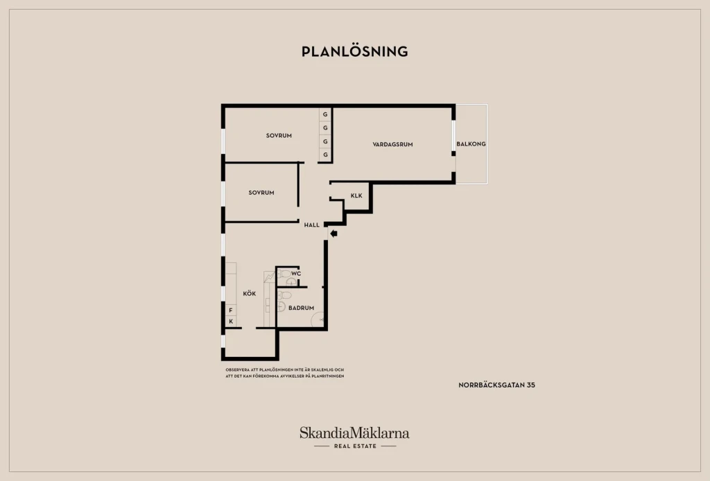 Planritning, Norrbäcksgatan 35