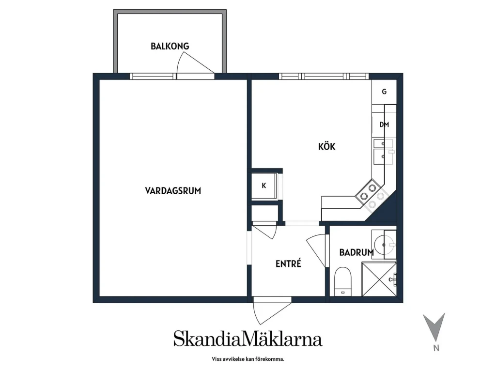 Planritning, Finningevägen 3A