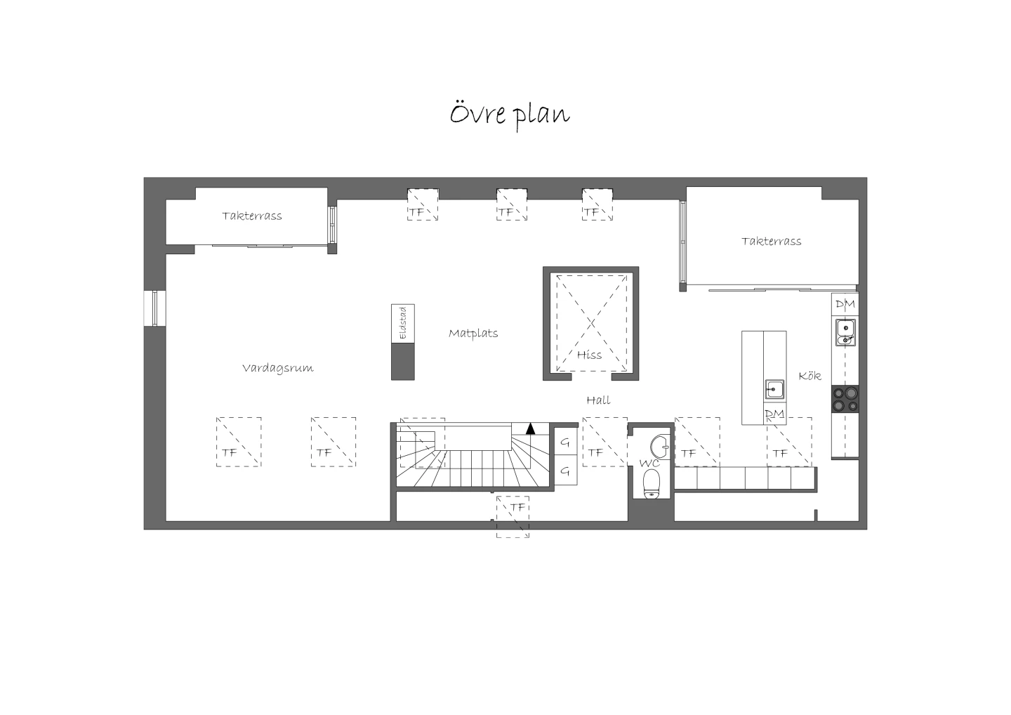 Planritning, Artillerigatan 41