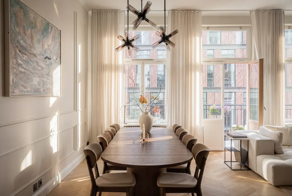 Bostadsrätt med 3 rum på Nybrogatan 19b i Stockholm, bild 4 av 5