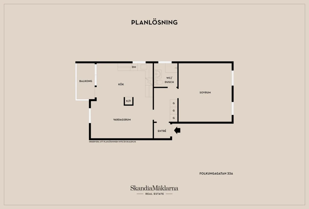 Planritning, Folkungagatan 33A