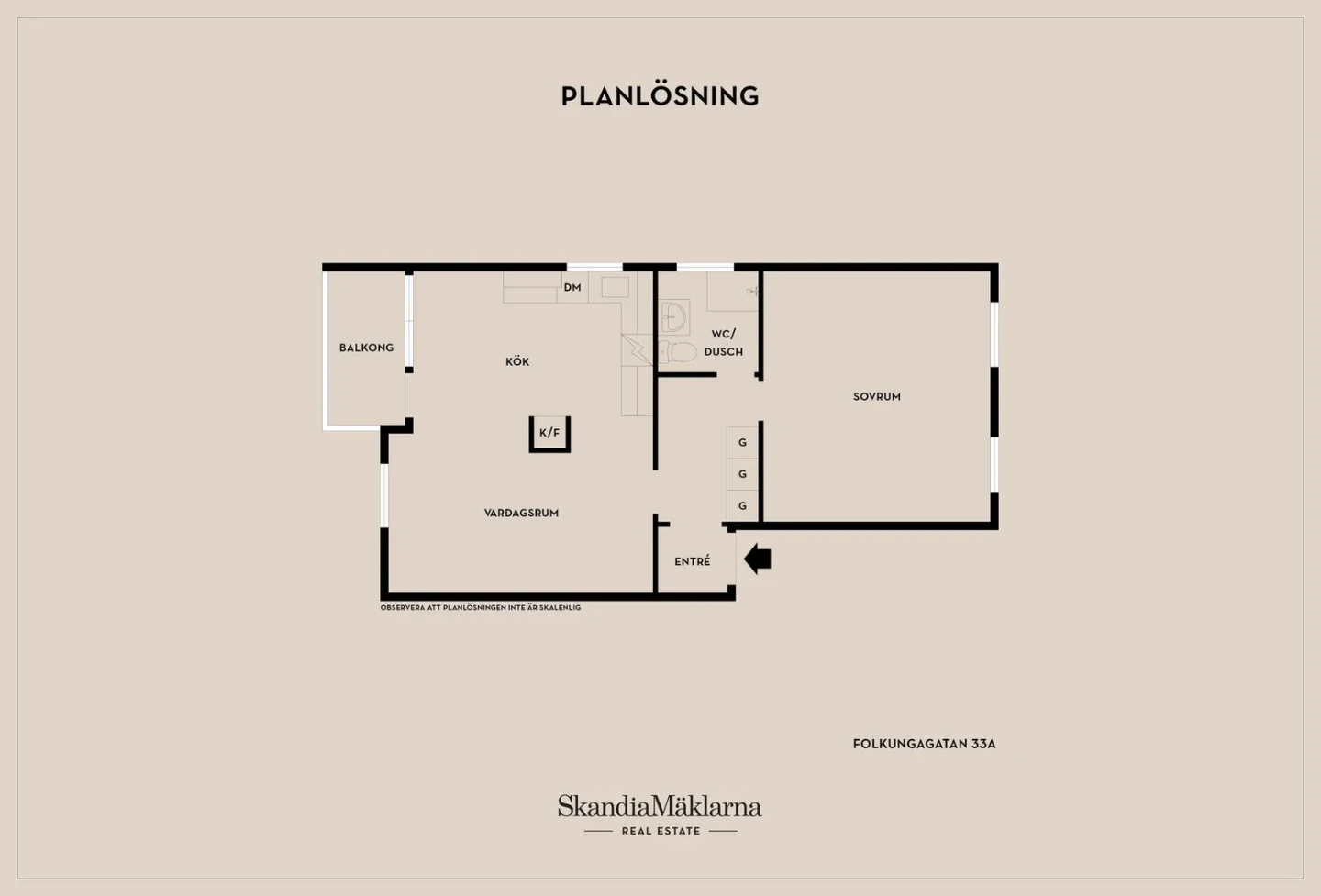 Planritning, Folkungagatan 33A
