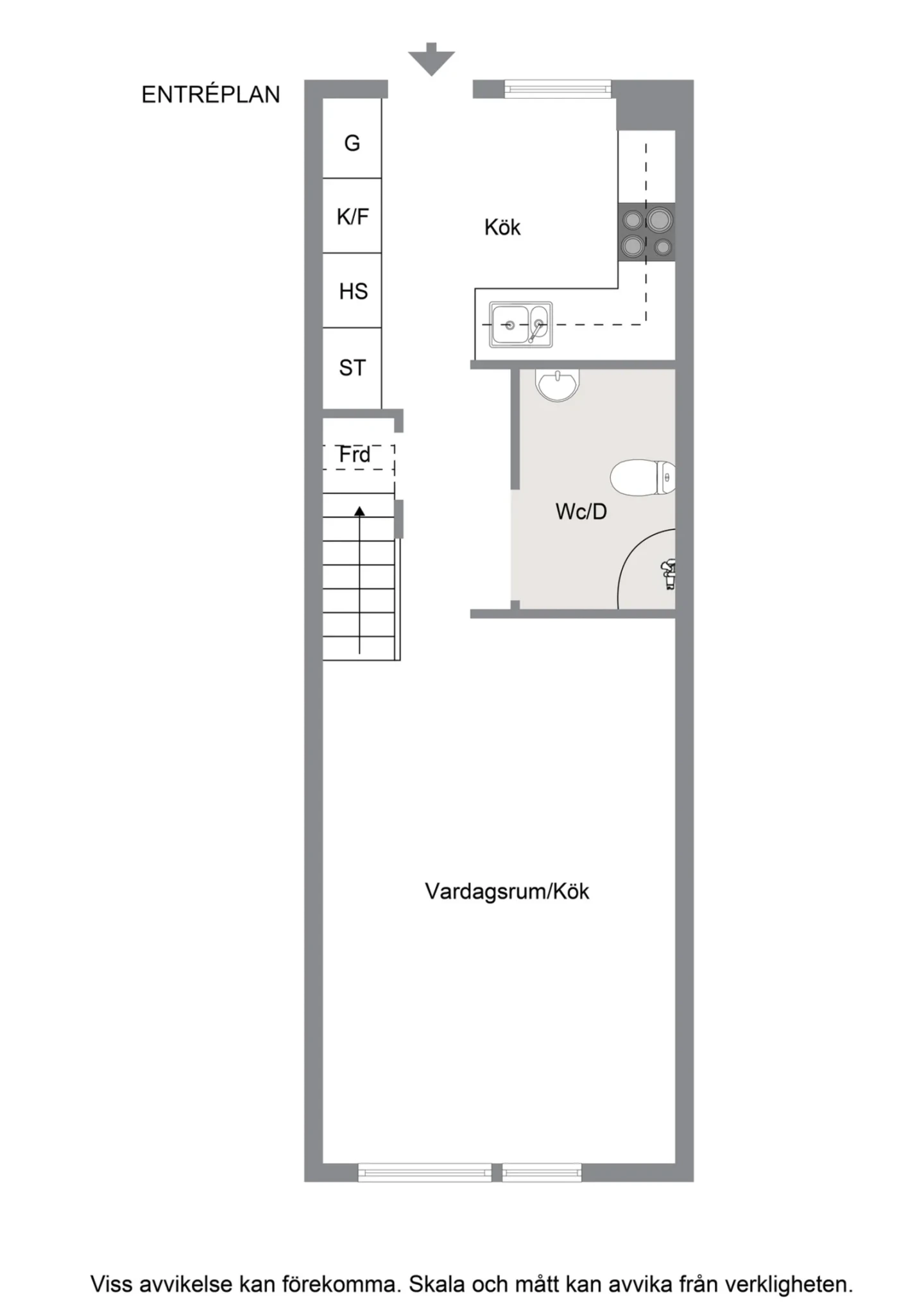 Planritning, Kirunagatan 25J