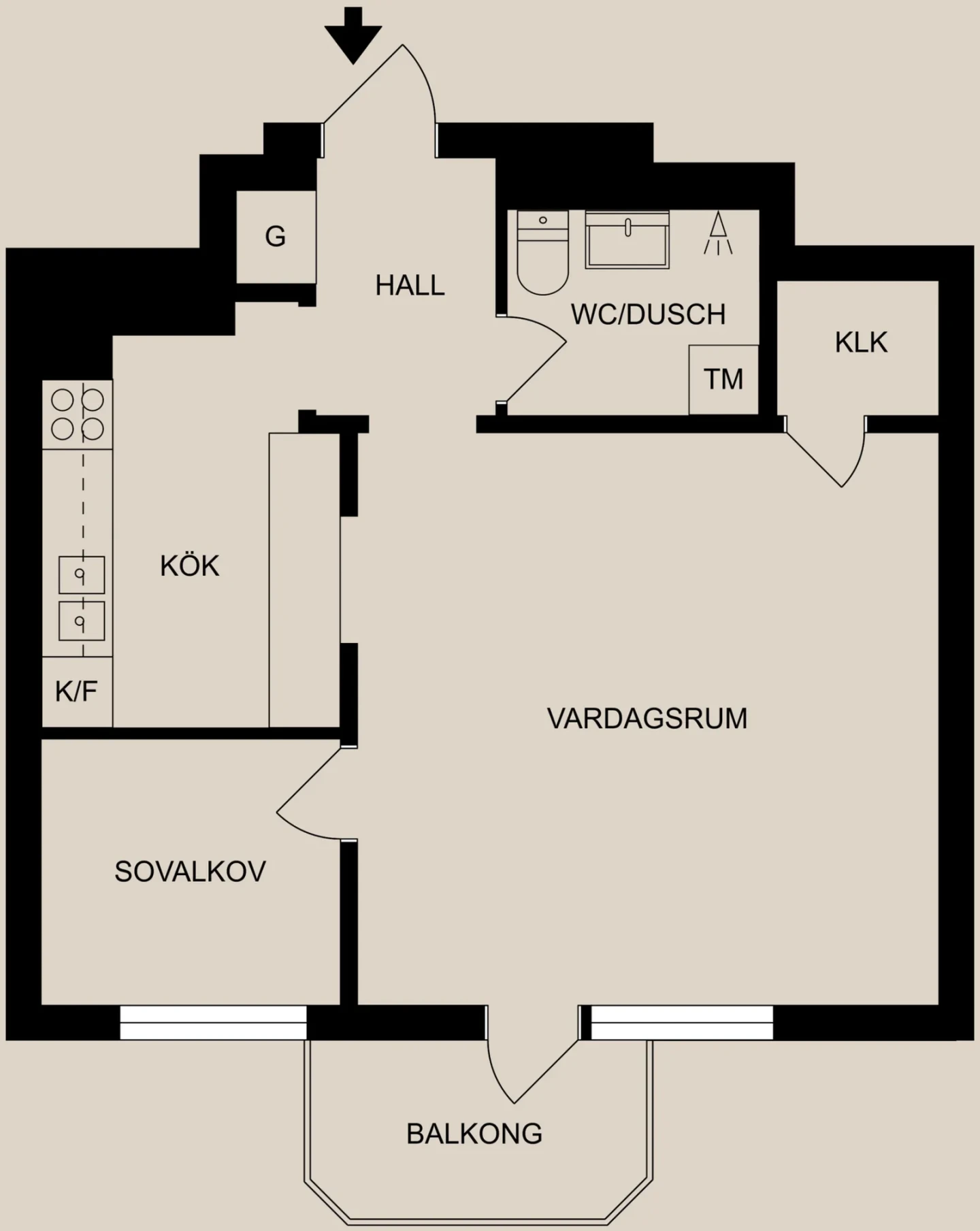 Planritning, Lindövägen 42A