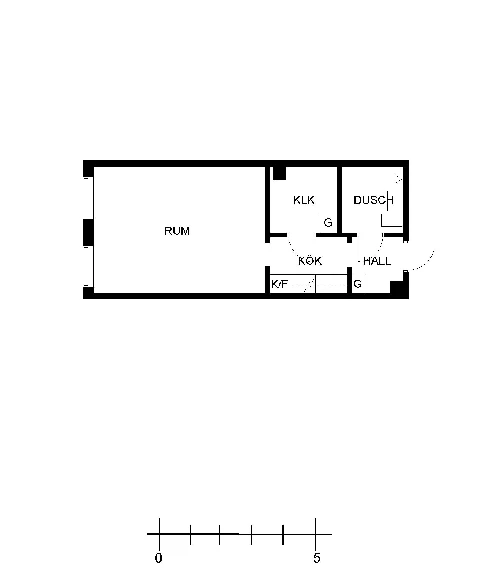 Planritning, Åvägen 6B