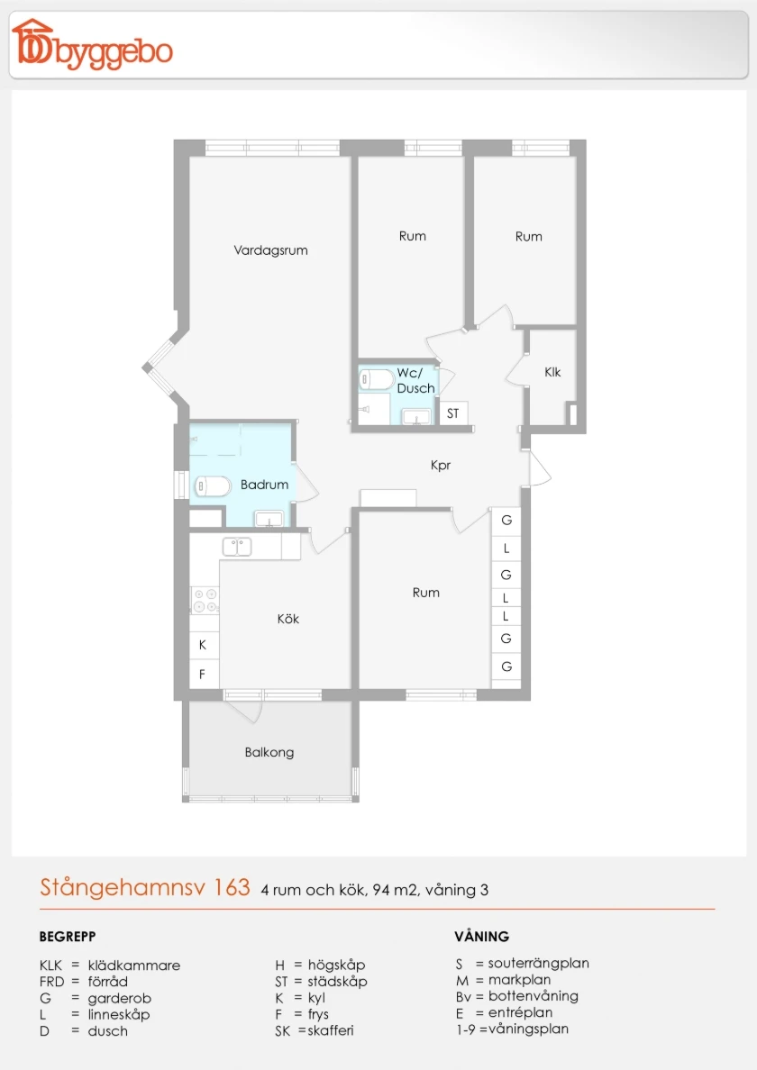 Planritning, Stångehamnsvägen 163