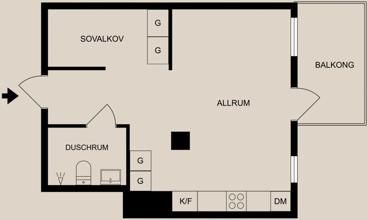 Planritning, Rösgången 6
