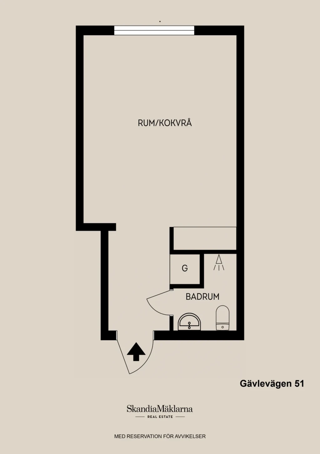 Planritning, Gävlevägen 51