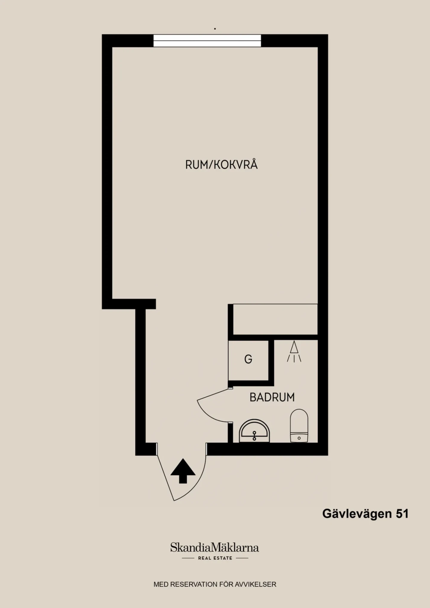 Planritning, Gävlevägen 51