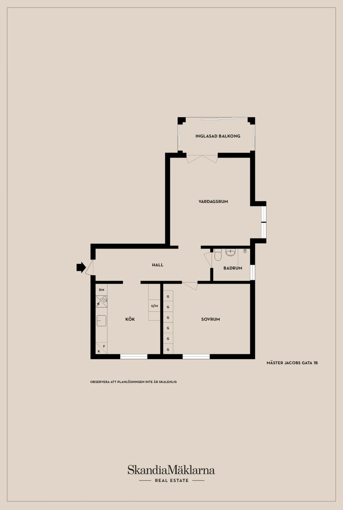 Planritning, Mäster Jacobs gata 1B