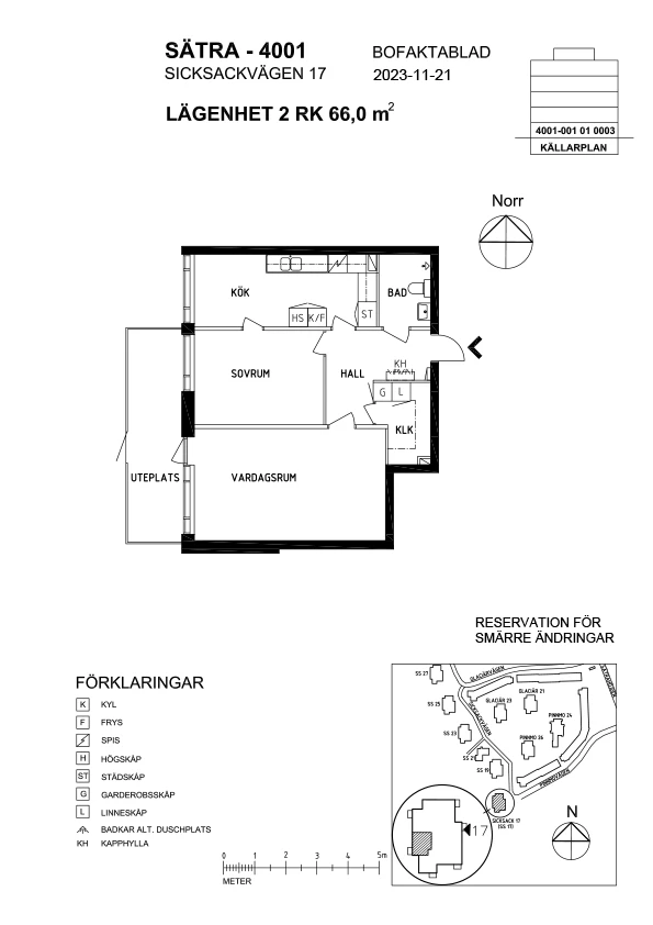 Planritning, Sicksackvägen 17