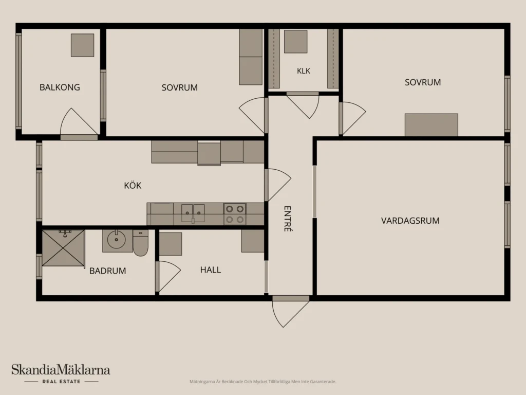 Planritning, Hasselvägen 33