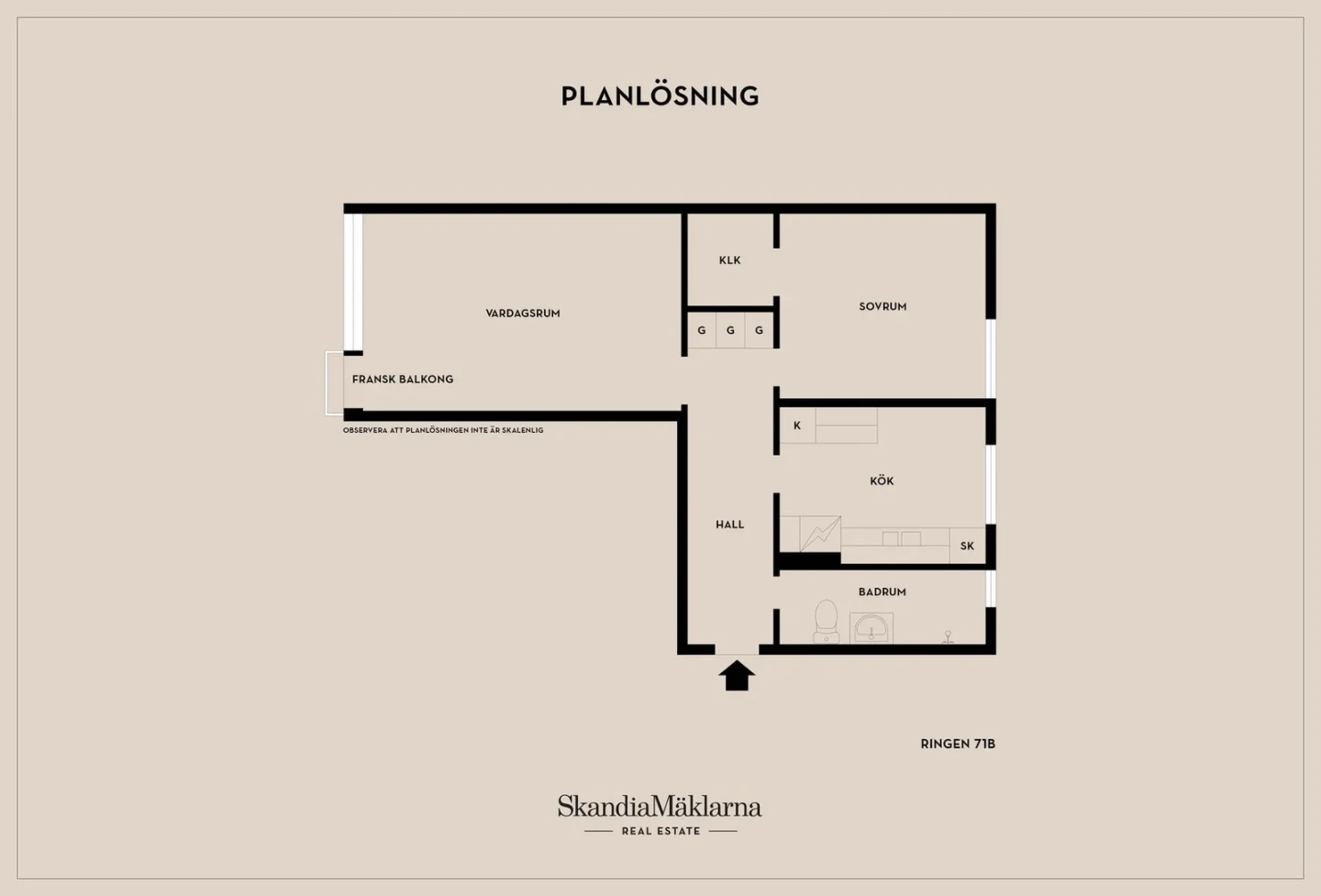 Planritning, Ringen 71B