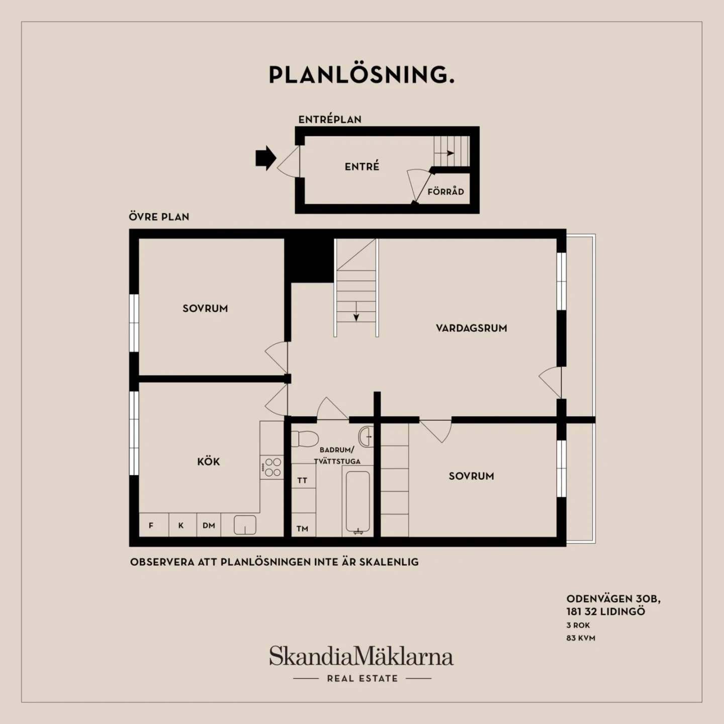 Planritning, Odenvägen 30B