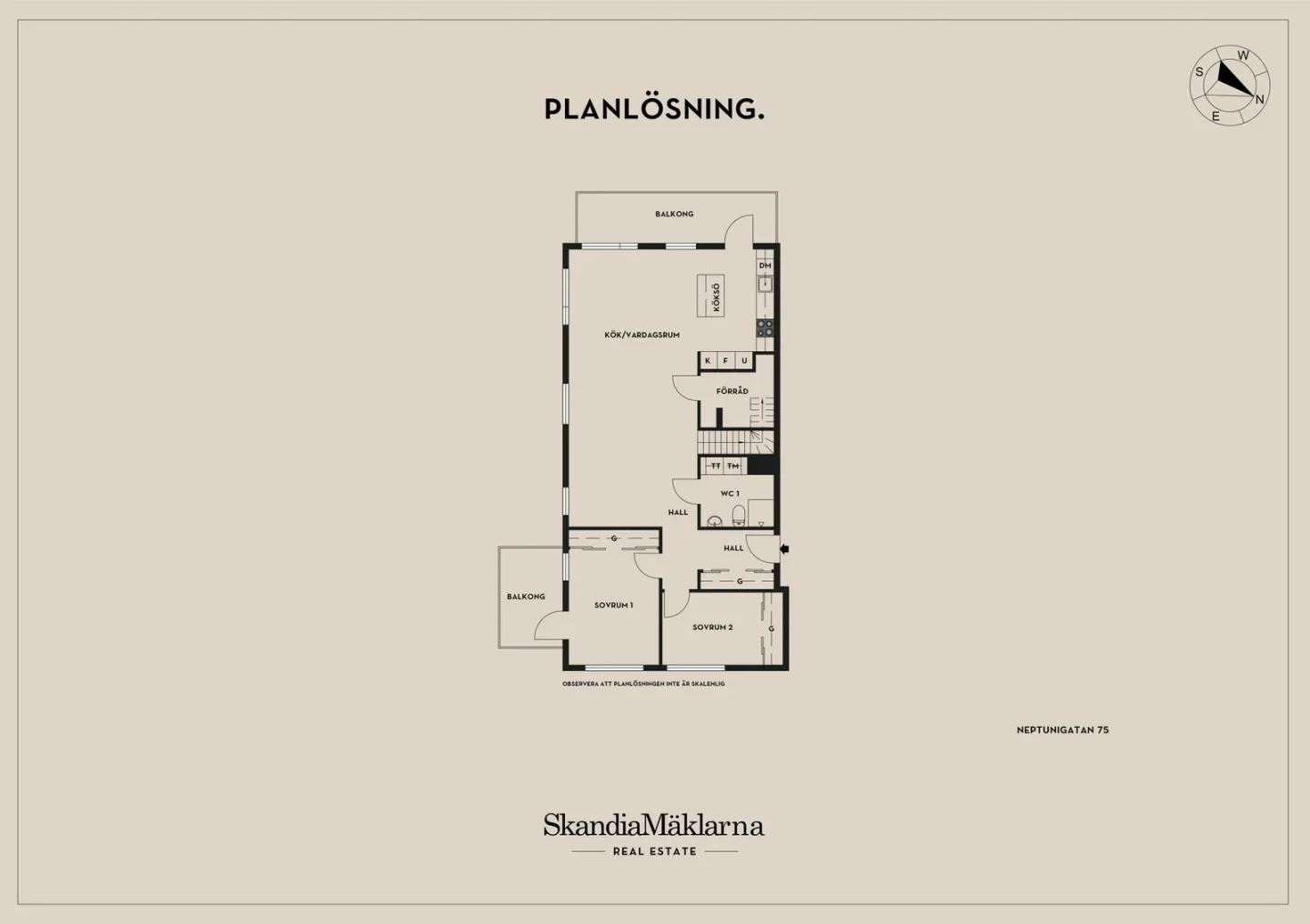 Planritning, Neptunigatan 75