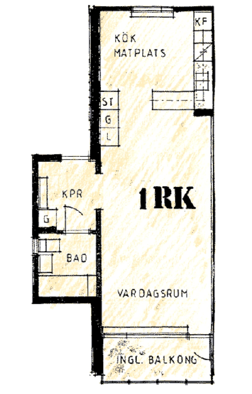 Planritning, Vintergatan 1A