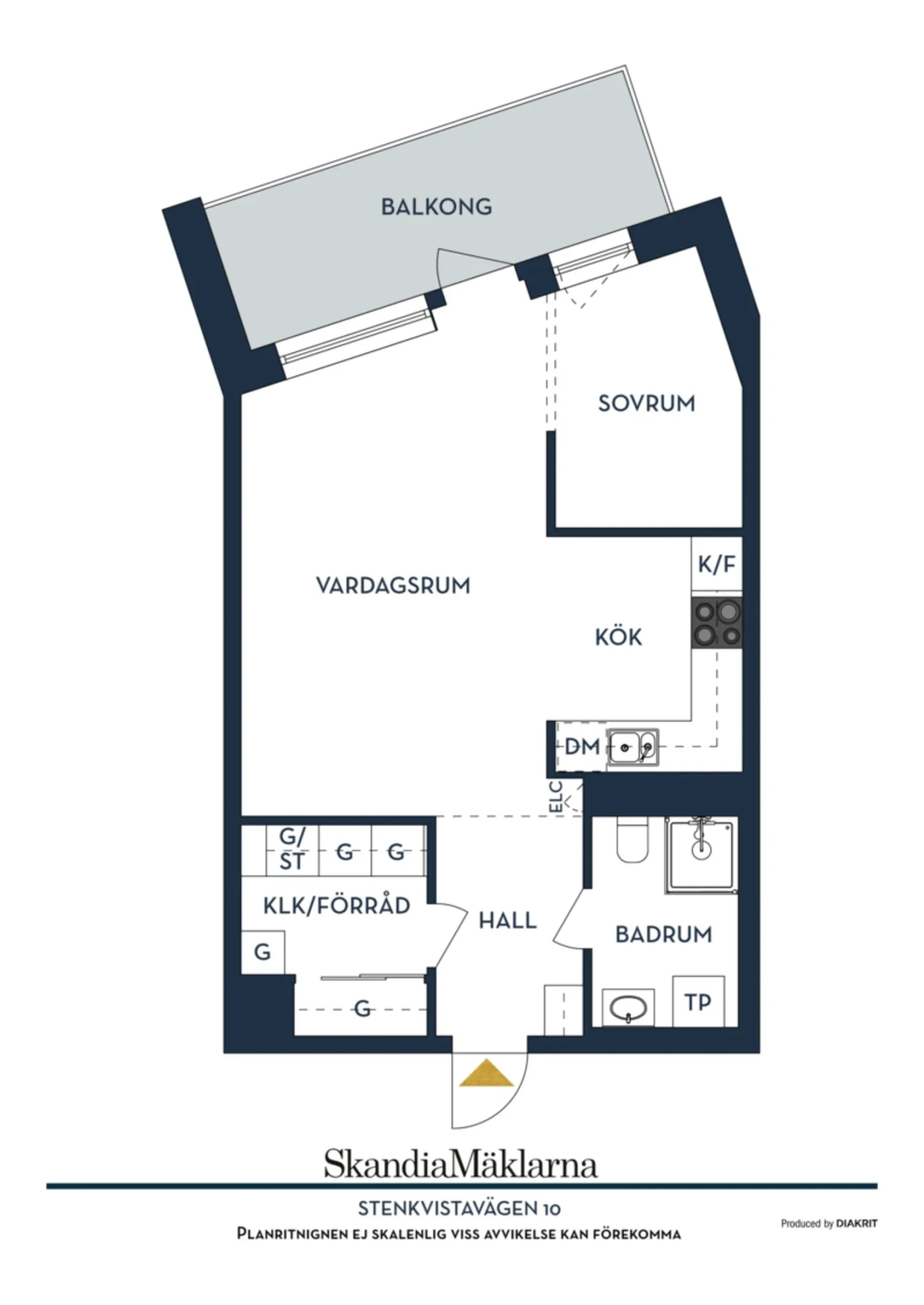 Planritning, Stenkvistavägen 10