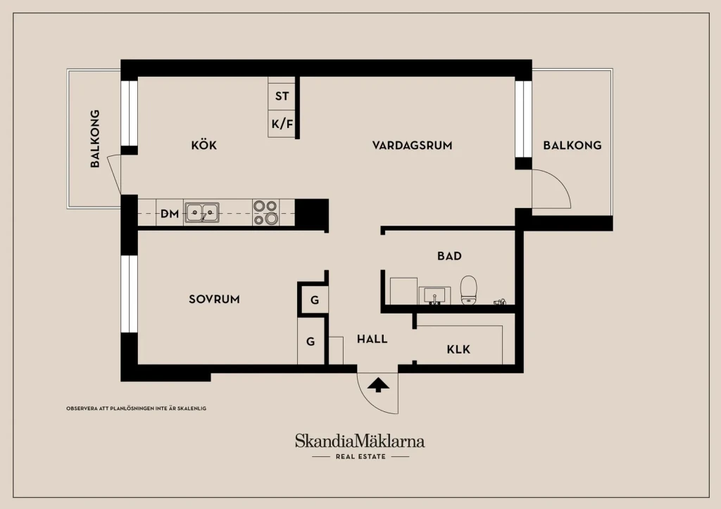 Planritning, Karlslundsvägen 17