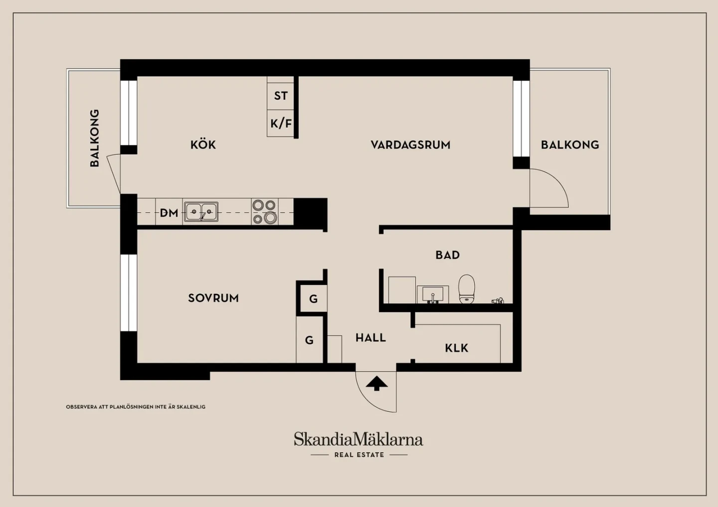 Planritning, Karlslundsvägen 17