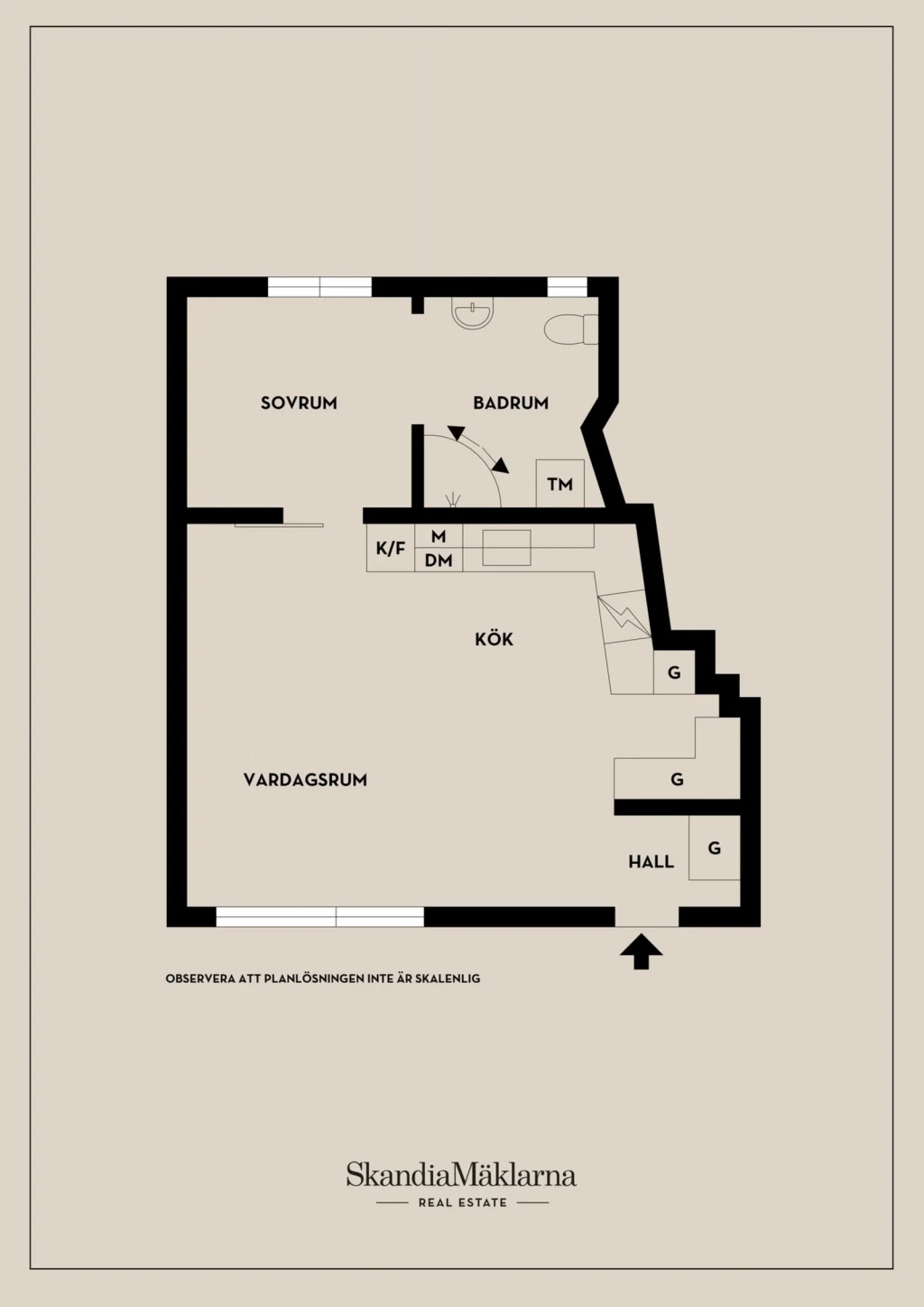 Planritning, Lindstigen 1B