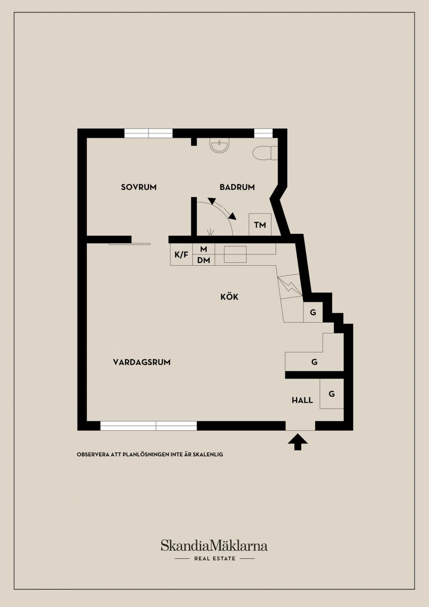 Planritning, Lindstigen 1B