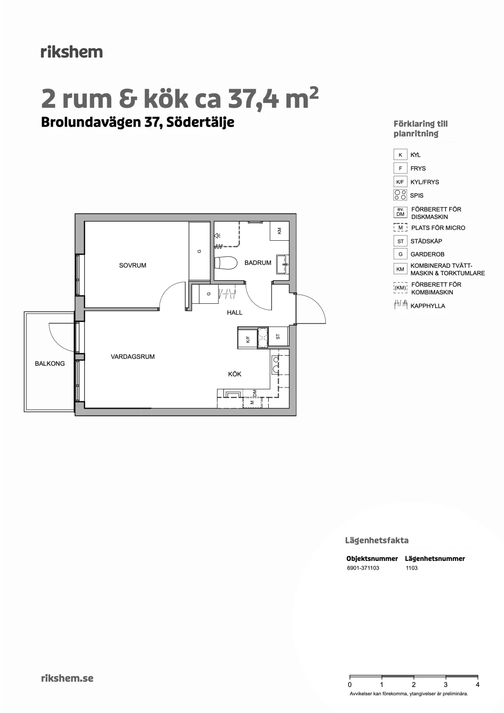 Planritning, Brolundavägen 37