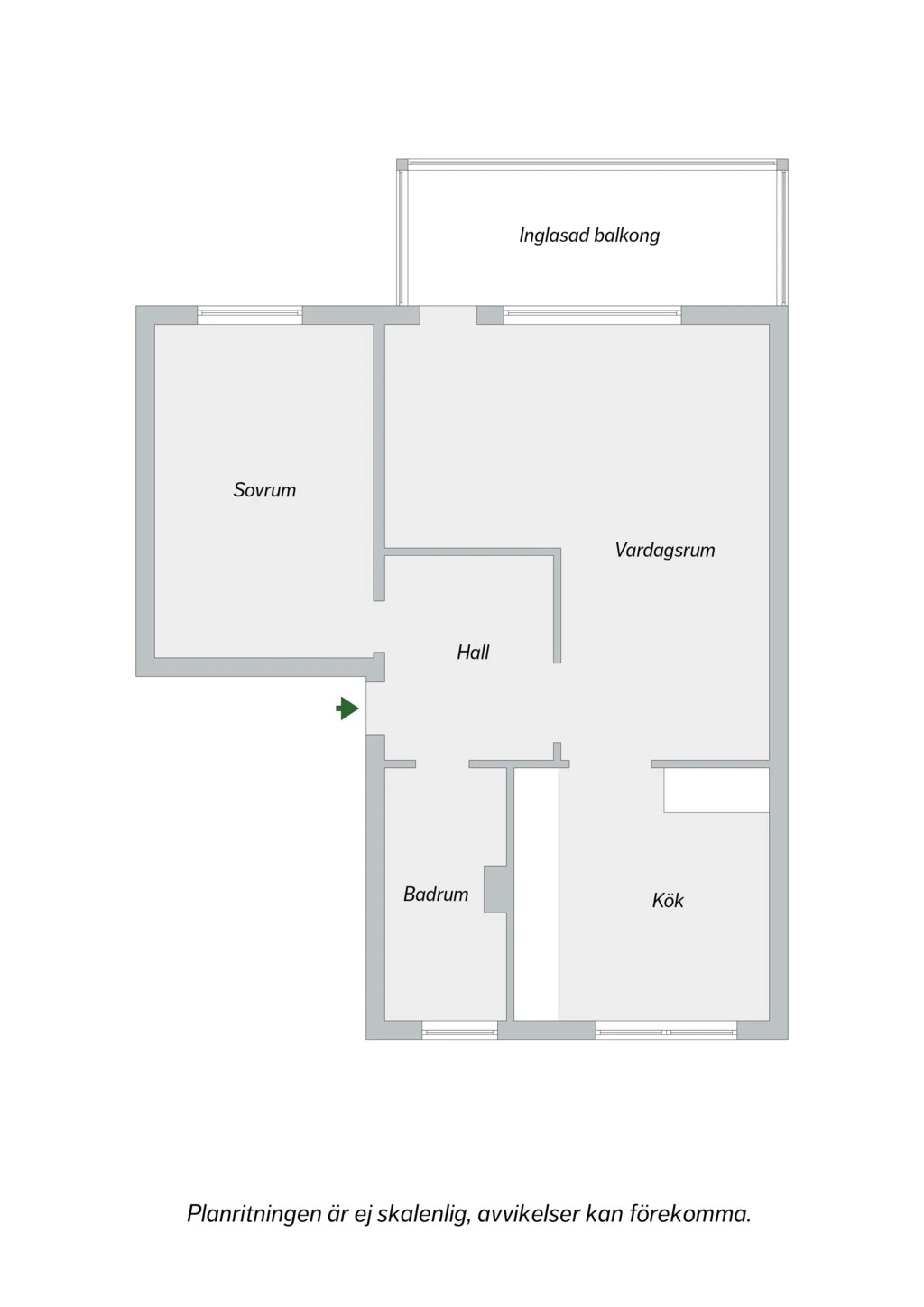 Planritning, Skarpbrunnavägen 191