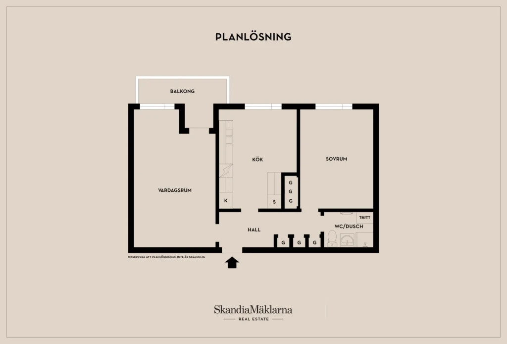 Planritning, Kvarnvägen 3A