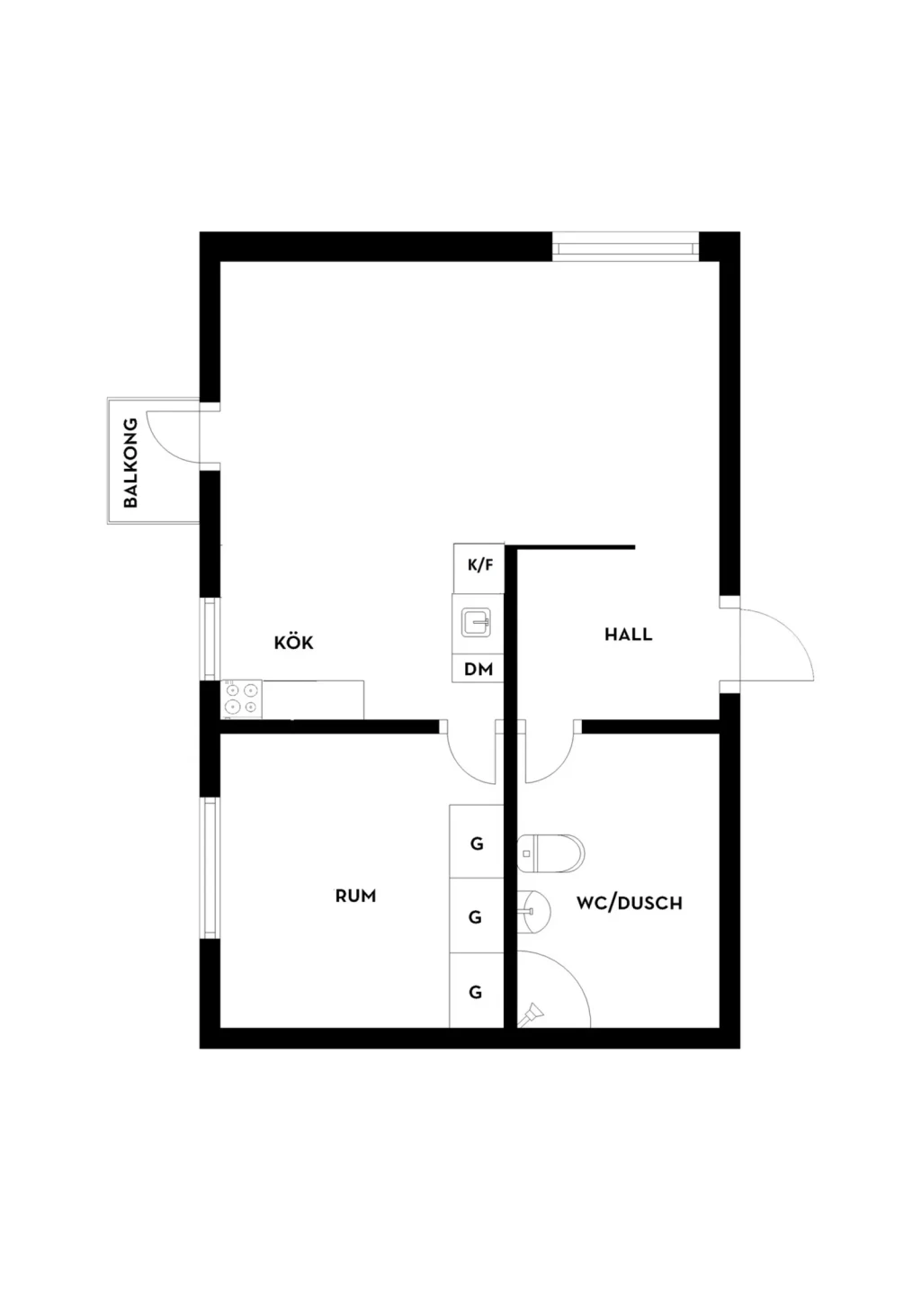 Planritning, Fågelbovägen 11B