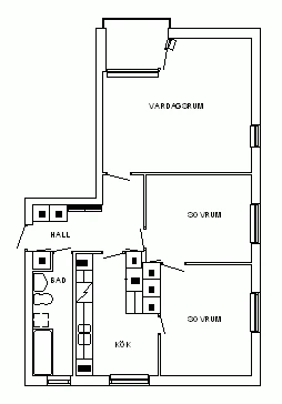 Planritning, Tegelbruksvägen 5 B