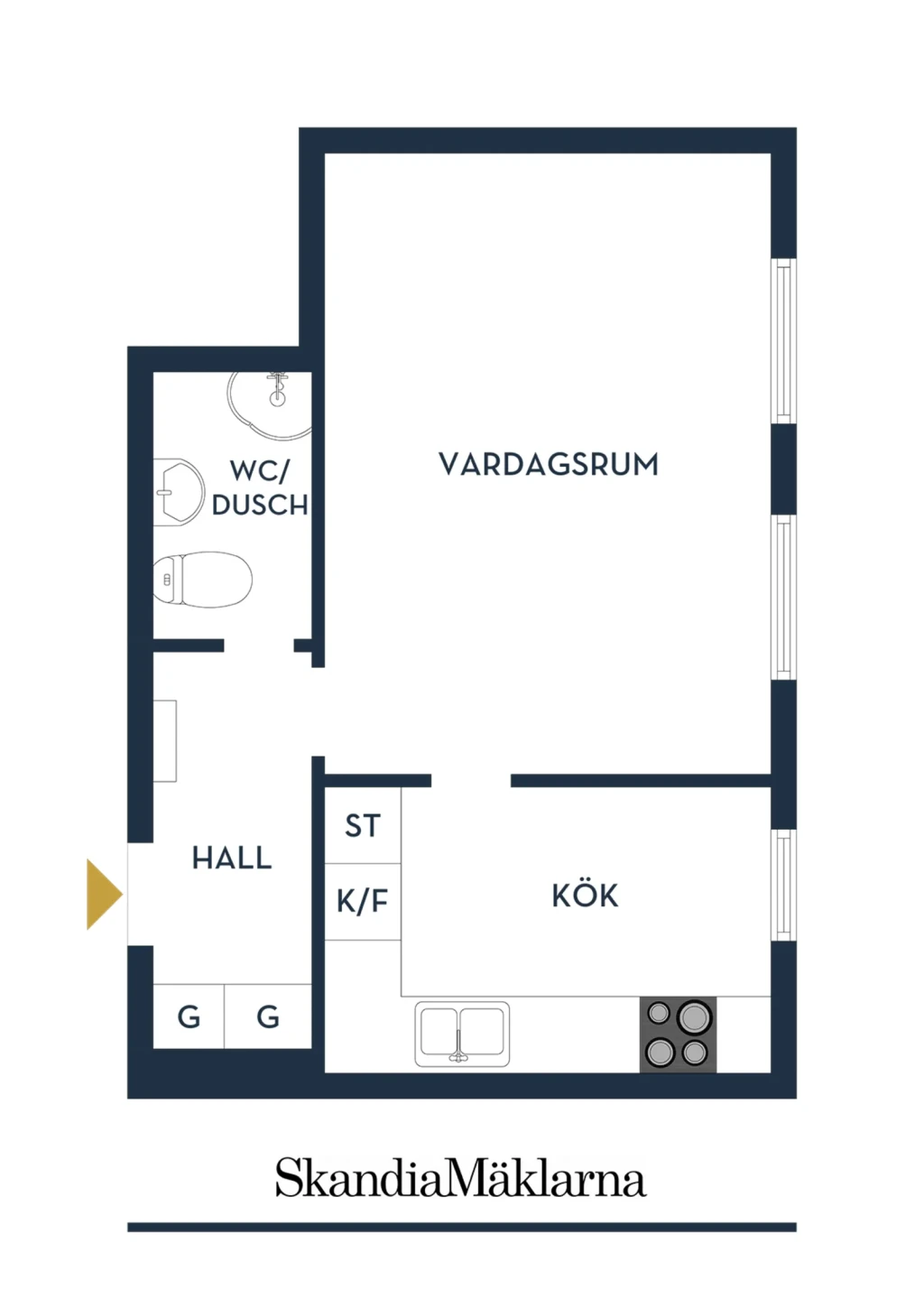 Planritning, Herrgårdsvägen 30